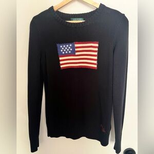 Lauren Ralph Lauren Black Knit Sweater